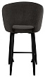 стул Мишель полубарный нога черная 600 (Т190 горький шоколад)