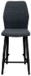 стул Кальяри полубарный нога черная h600 (Т177 графит)