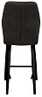 стул Кальяри полубарный нога черная 600 (Т190 горький шоколад)