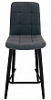 стул Абсент полубарный нога черная 600 (Т177 графит)