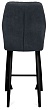 стул Кальяри полубарный нога черная h600 (Т177 графит)