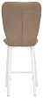 стул Чинзано полубарный нога белая 600 (Т184 кофе с молоком)
