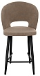 стул Мишель полубарный нога черная 600 (Т184 кофе с молоком)