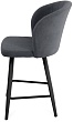 стул Коко полубарный нога черная 600 (Т177 графит)