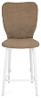 стул Чинзано полубарный нога белая 600 (Т184 кофе с молоком)