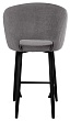 стул Мишель полубарный нога черная 600 (Т180 светло-серый)